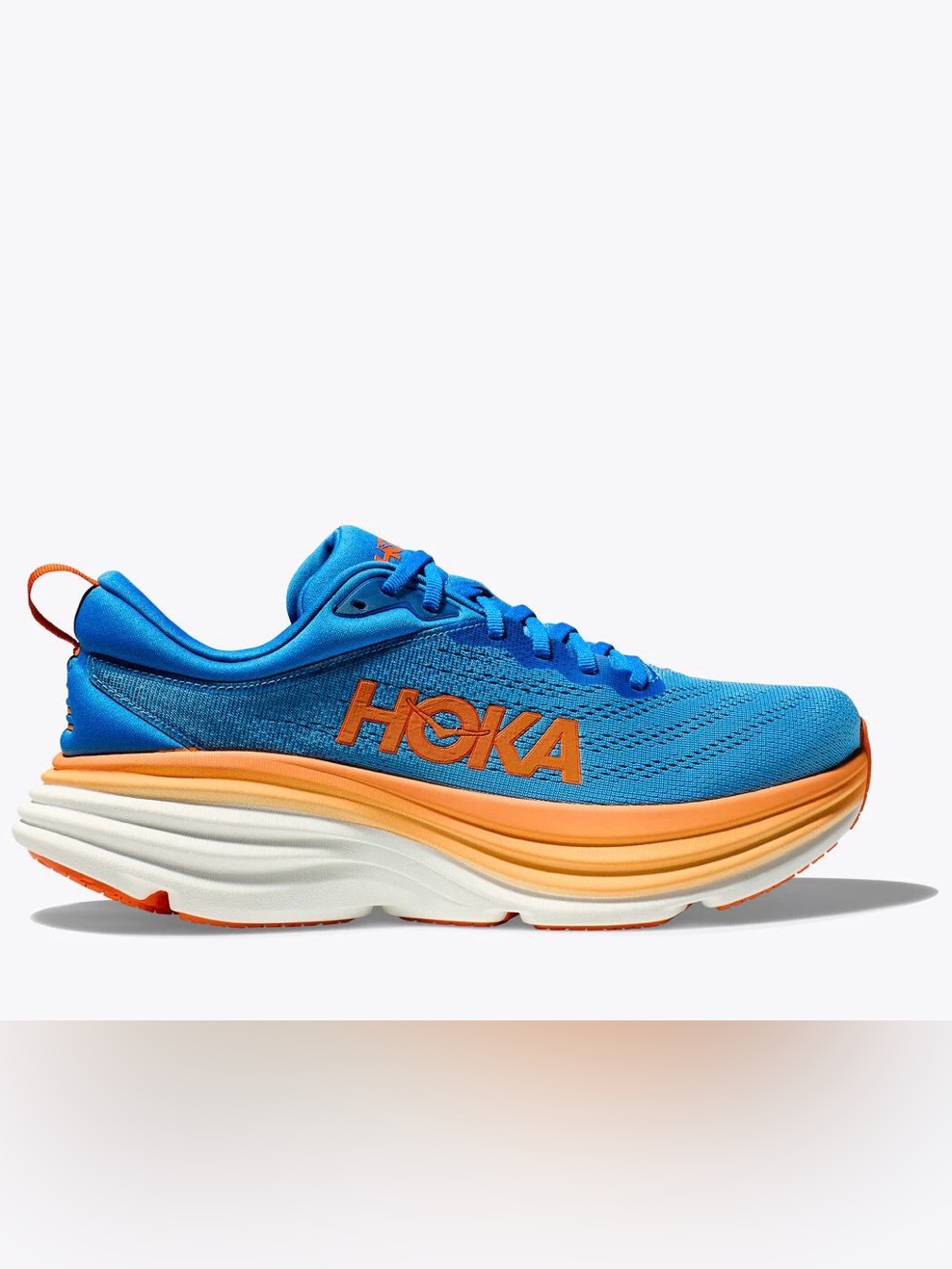 Hoka One One Men's Royal Blue And Orange Running Shoes